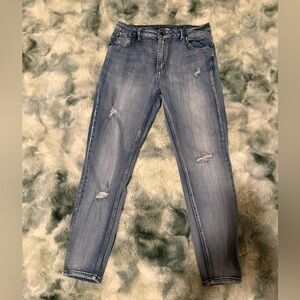 Fashion Nova Distressed Blue Jeans